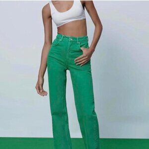 Zara Green Jeans